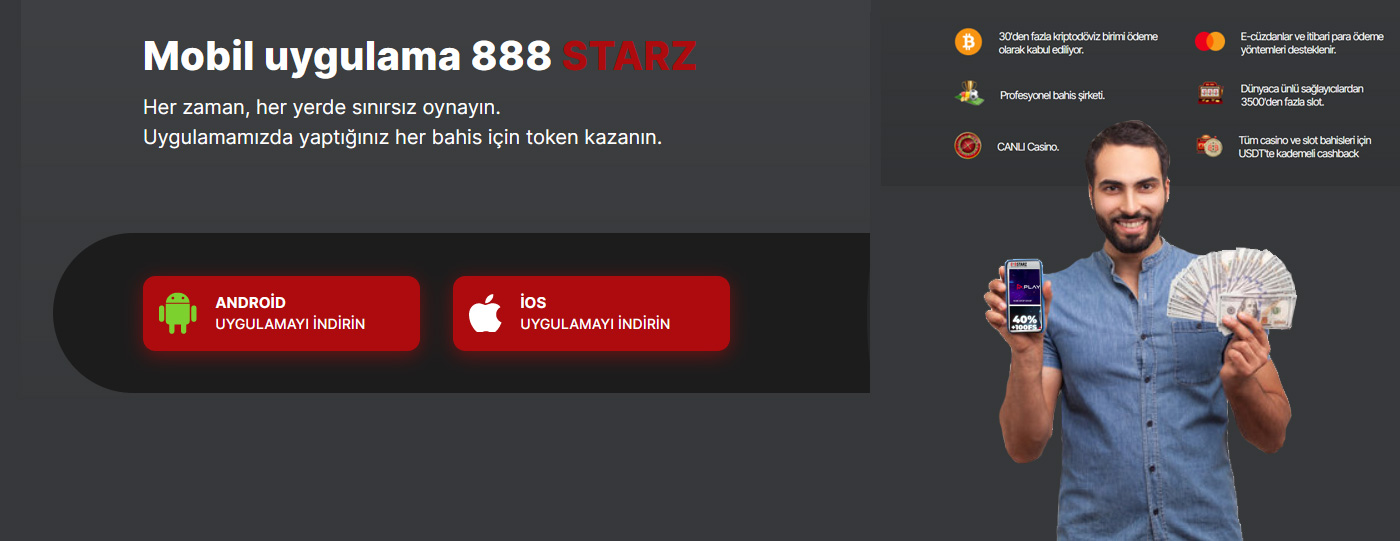 888STARZ Uygulaması. 